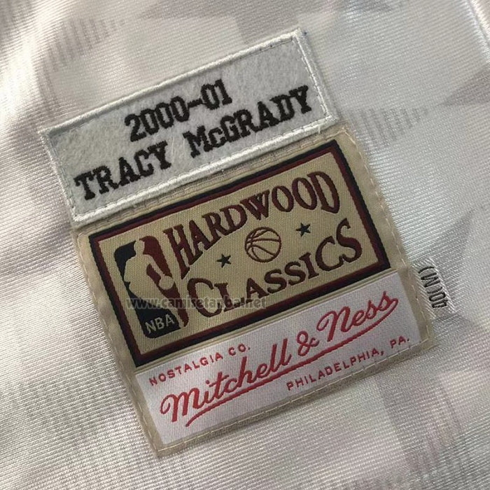 Camiseta Orlando Magic Tracy McGrady #1 Mitchell & Ness 2000-01 Blanco